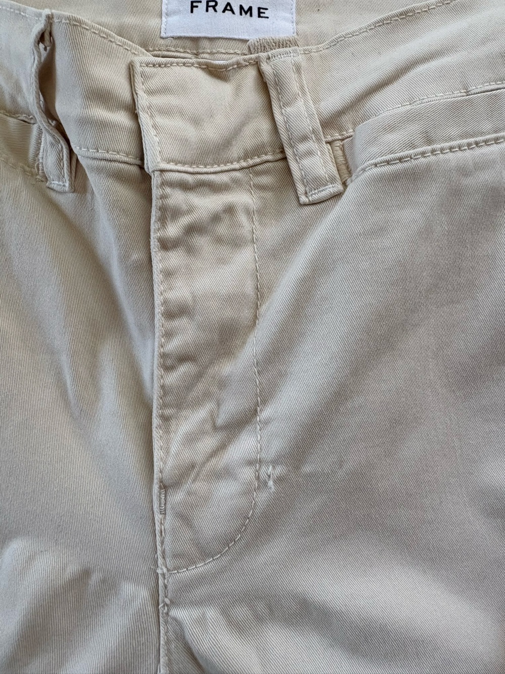 Frame Cream Khakis Wide Leg 26 - Picture 6 of 12